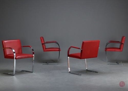 Knoll brno freischwinger leder - freischwinger,