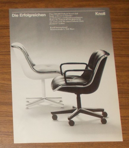 Seltene werbung knoll pollock - seltene,