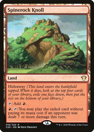 Magic mtg spinerock - spinerock, knoll