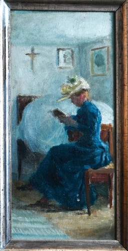 C1900 lesende frau - c1900,